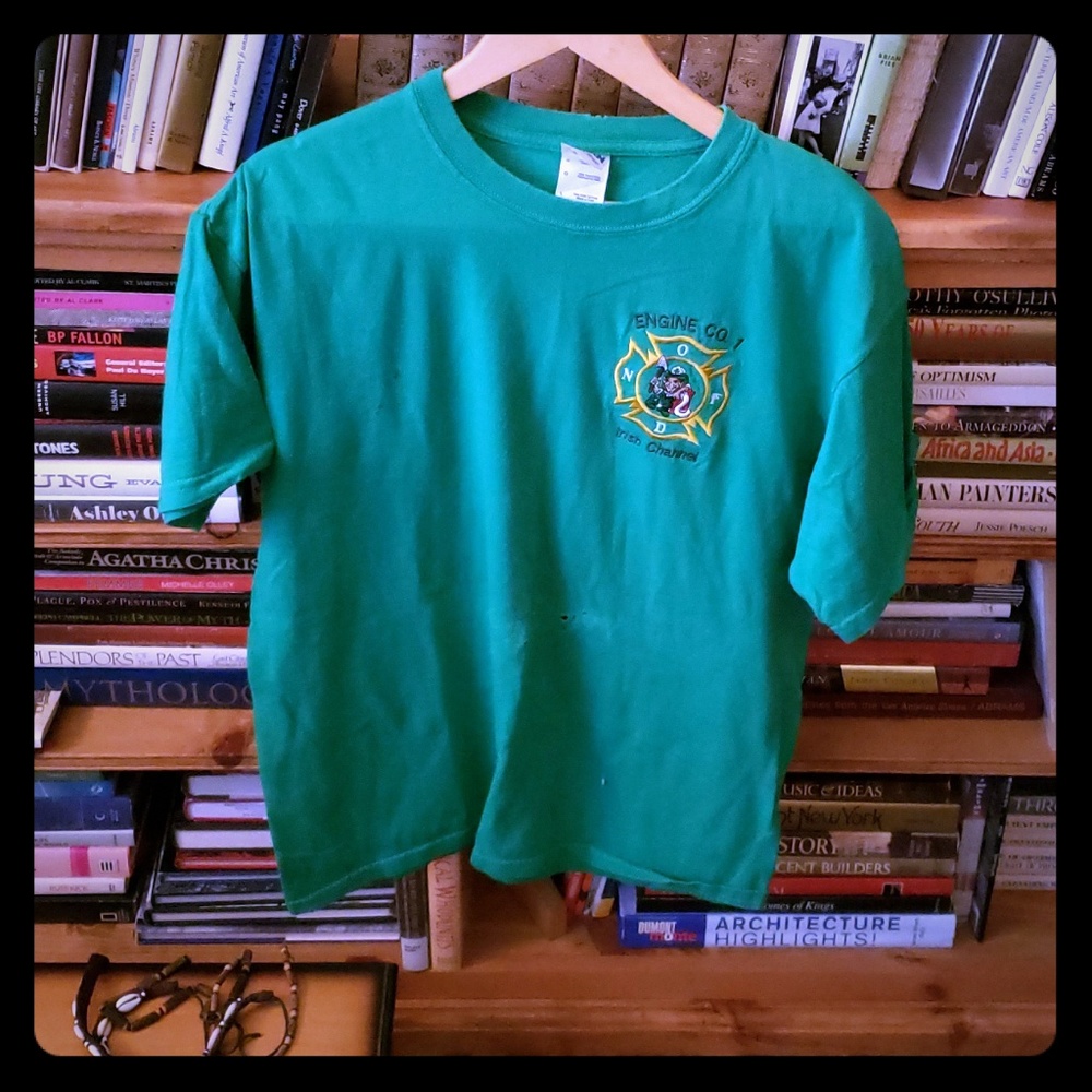 NOFD green St. Patty's day tee
